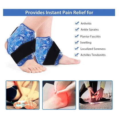 Ankle Brace Ice Pack for Hot Cold Therapy